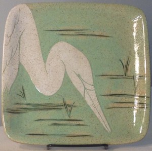 Heron, 8" plate
