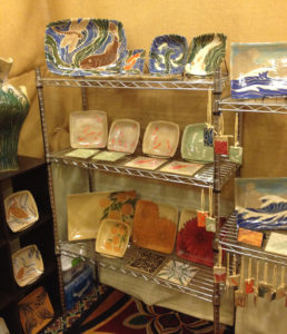 Booth display at Craft Vermont, 2012