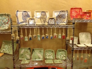 Booth display at Craft Vermont, 2012