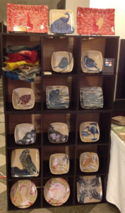 Booth display at Women's Festival of Crafts, 2012
