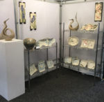 Frog Song Designs booth display, Vermont Handcrafters 2017 Craft Vermont show