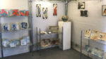 Frog Song Designs booth display, 2017 Weston Craft Show
