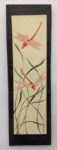 Ceramic wall tile, dragonfly design