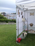 Frog Song Designs booth at Camden Harbor Arts Festival 2017