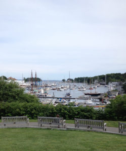 Harbor view at Camden Harbor Arts Festival 2017