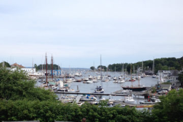 Harbor view at Camden Harbor Arts Festival 2017