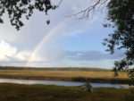 Rainbow over the Laudholm Nature Preserve, Wells, Maine