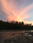 Sunset, White River, Stockbridge, Vermont