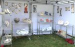 Frog Song Designs booth at Bar Harbor Fine Arts Festival