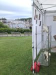 Harbor view from Harbor Arts show, Camden ME