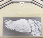 Stoneware tile in the kiln