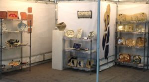 Frog Song Designs booth at Paradise City Marlborough