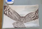 Photo of work in progress, glazing