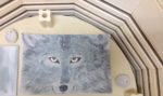 Photo of work in progress, in the kiln