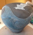 Work in progress, sgraffito