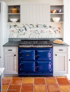 Backsplash installation, Schatz photo