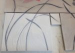 Backsplash tiles, sgraffito carved