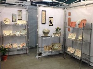 Booth display, 2017 VT Flower Show