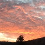 Photo of winter sunrise