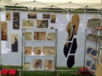 Frog Song Designs booth at Woodstock Art Festival, 2013