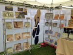 Frog Song Designs booth at Woodstock Art Festival, 2013