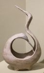 Ceramic sculpture, bird form