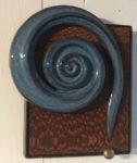 Ceramic wall art on display