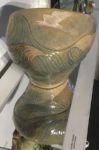Ceramic vessel on display