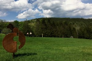 SculptureFest 2018 installation