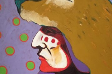 Detail from His Hair Flows Like a River, T.C. Cannon