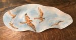 Stoneware bowl, nighthawks motif