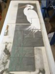 Tile mosaic, work in progress