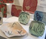 gallery display, tableware