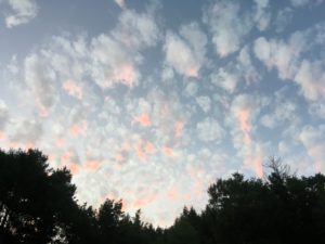 Photo of clouds, evening sky