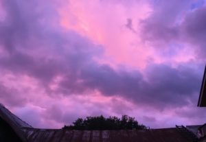Photo of a summer sunset