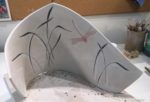 Stoneware tile, work in progress