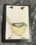 Decorative tile, warbler design