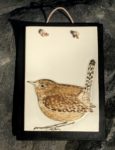 Ceramic tile, wren design